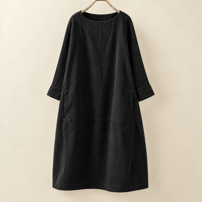 Lässiges A-Linien-Midikleid für Damen | Hochzeitsgast