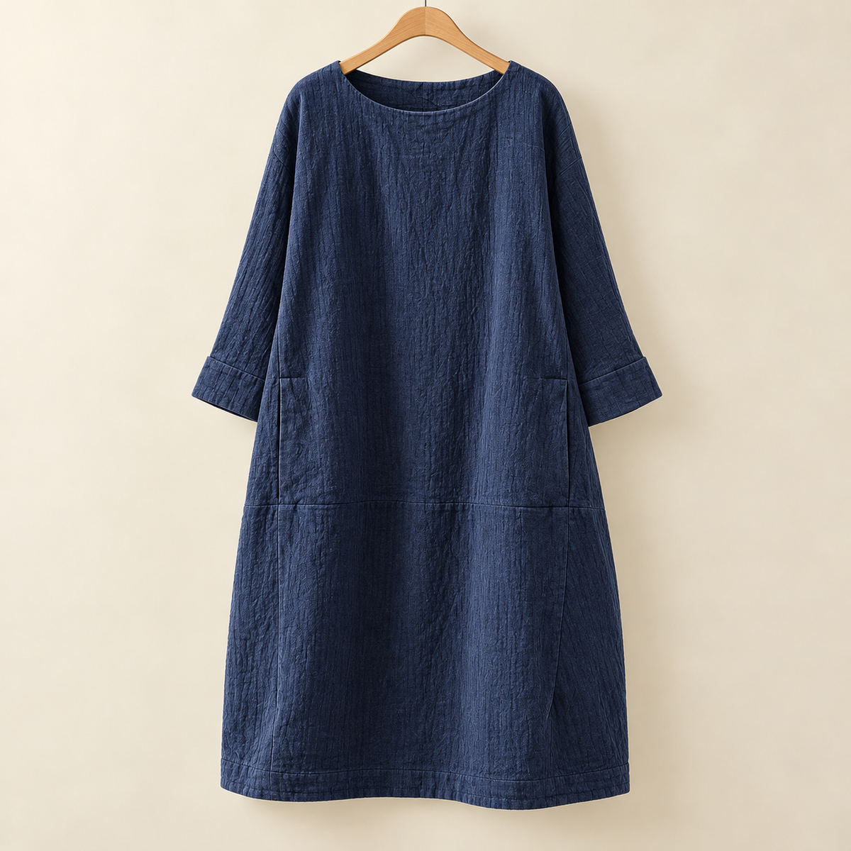 Lässiges A-Linien-Midikleid für Damen | Hochzeitsgast