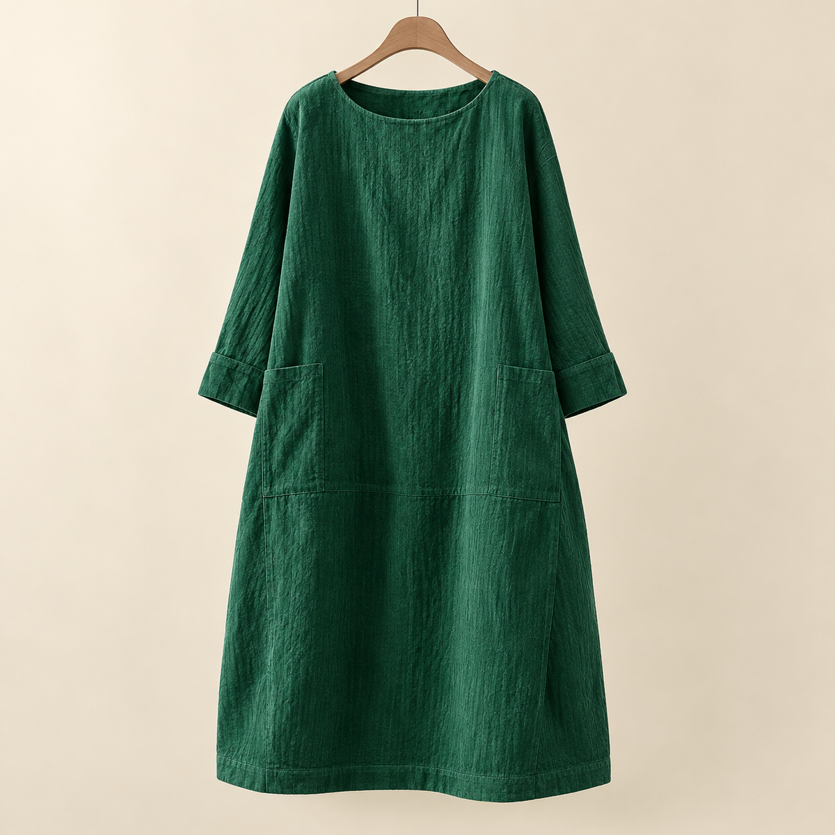 Lässiges A-Linien-Midikleid für Damen | Hochzeitsgast