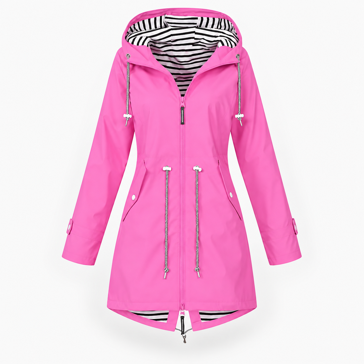 Women's Adjustable Hood Rain Jacket | Rain Protection