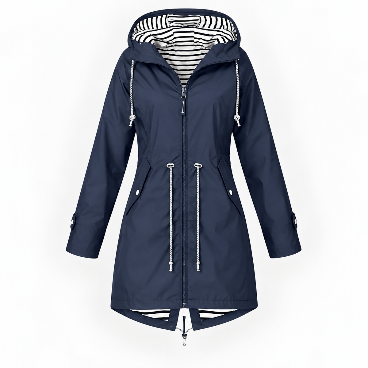 Women's Adjustable Hood Rain Jacket | Rain Protection