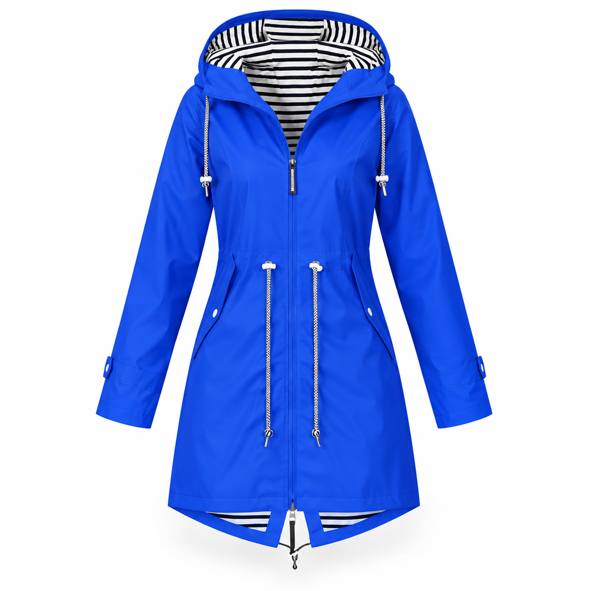 Women's Adjustable Hood Rain Jacket | Rain Protection