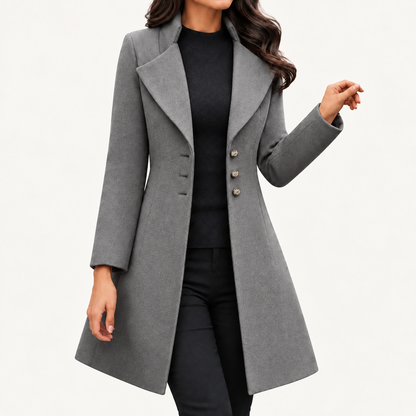 Cappotto caldo da donna in stile italiano | Capispalla
