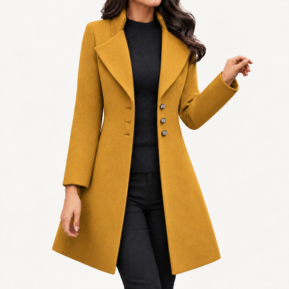 Cappotto caldo da donna in stile italiano | Capispalla