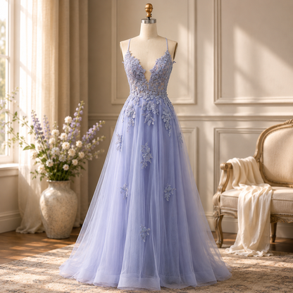 Vestido de Festa Feminino com Renda e Amarração, Vestido Formal de Noite