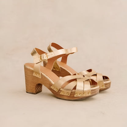 Women's Sandals Chunky Heel Strappy Summer Shoes