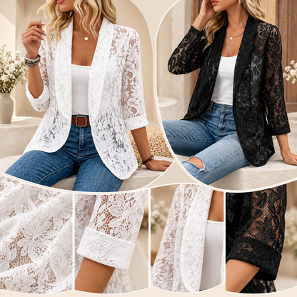 Blazer entallado de mujer de color liso para primavera y verano | Prendas de abrigo