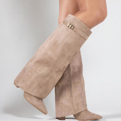 Botas altas de moda para mujer hasta la rodilla | Punta puntiaguda