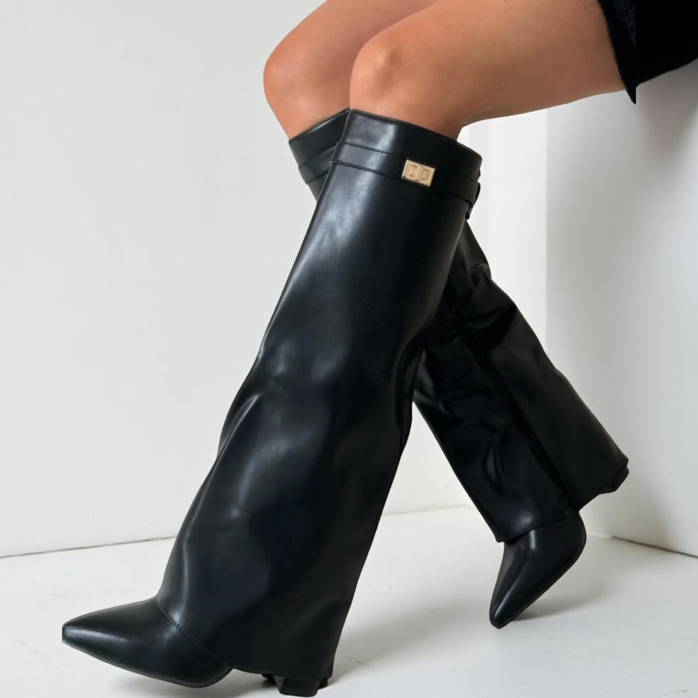 Botas altas de moda para mujer hasta la rodilla | Punta puntiaguda