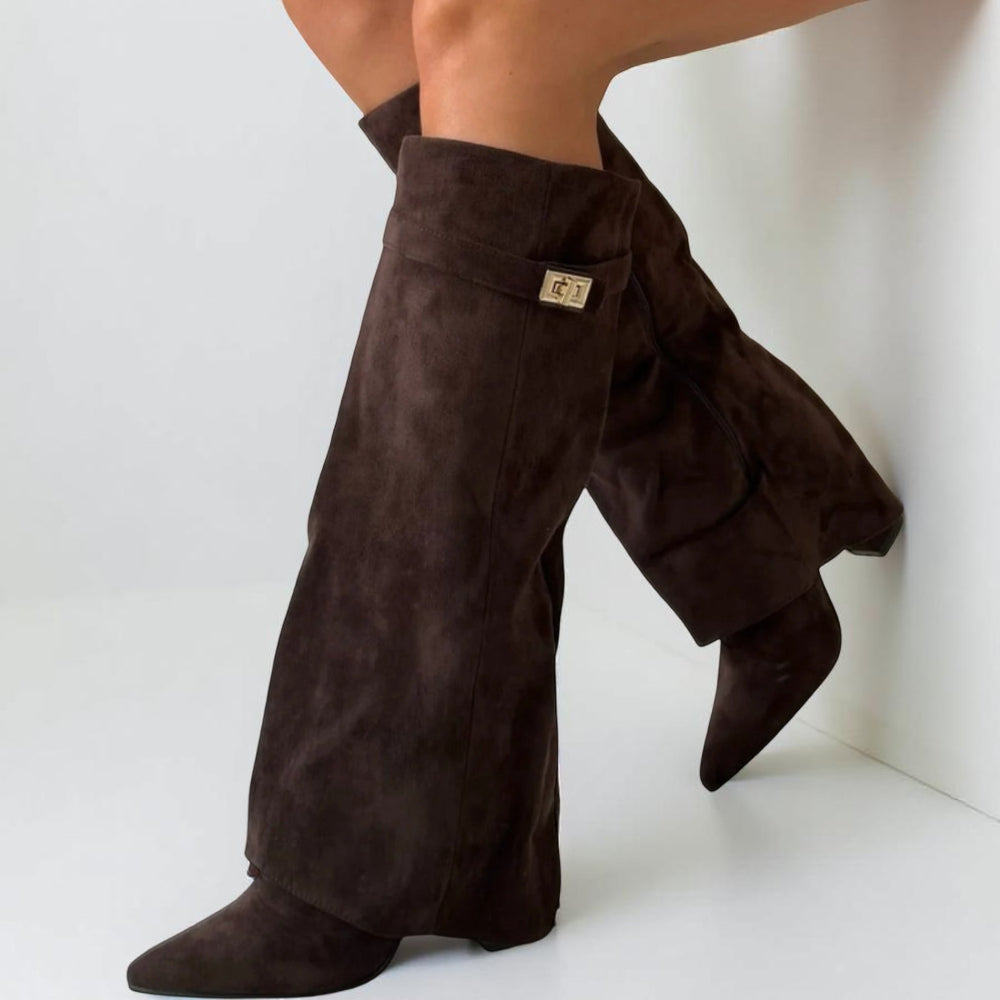 Botas altas de moda para mujer hasta la rodilla | Punta puntiaguda