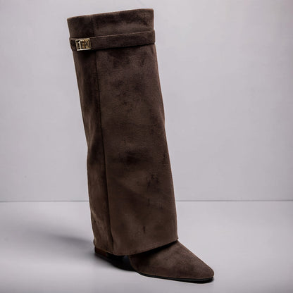 Botas altas de moda para mujer hasta la rodilla | Punta puntiaguda