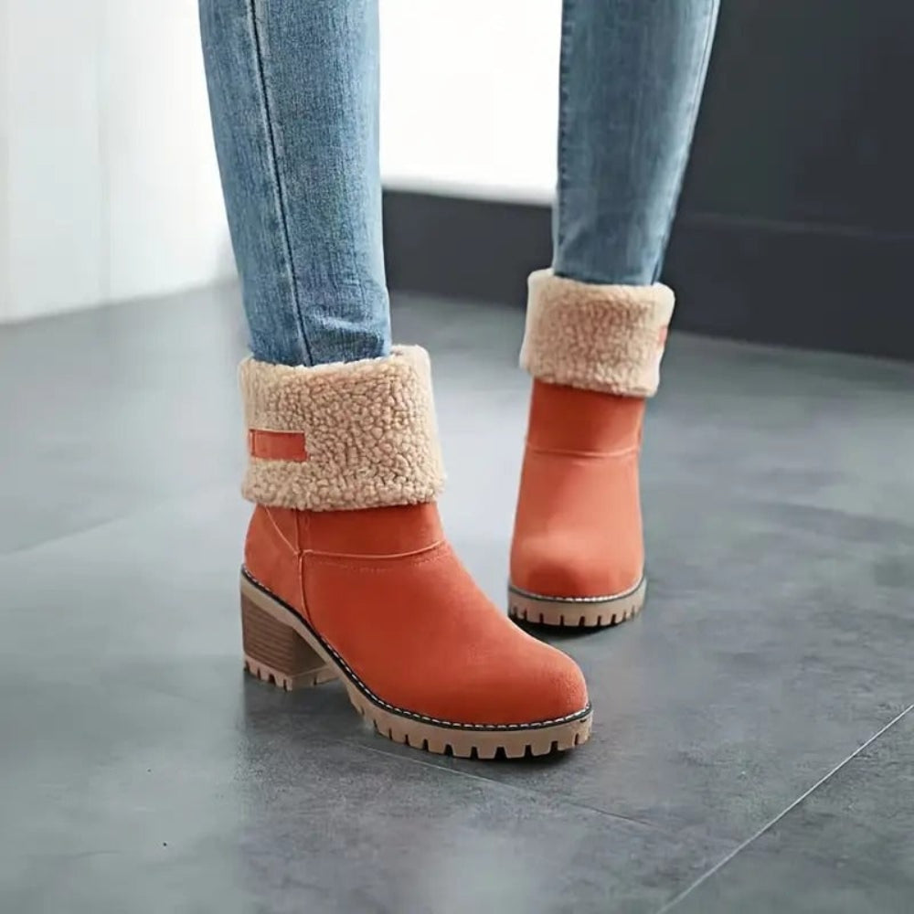 Women's Winter Boots | Chunky Heel Boots - Image 1