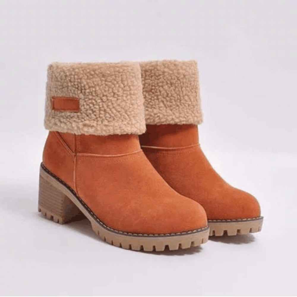 Women's Winter Boots | Chunky Heel Boots - Image 5