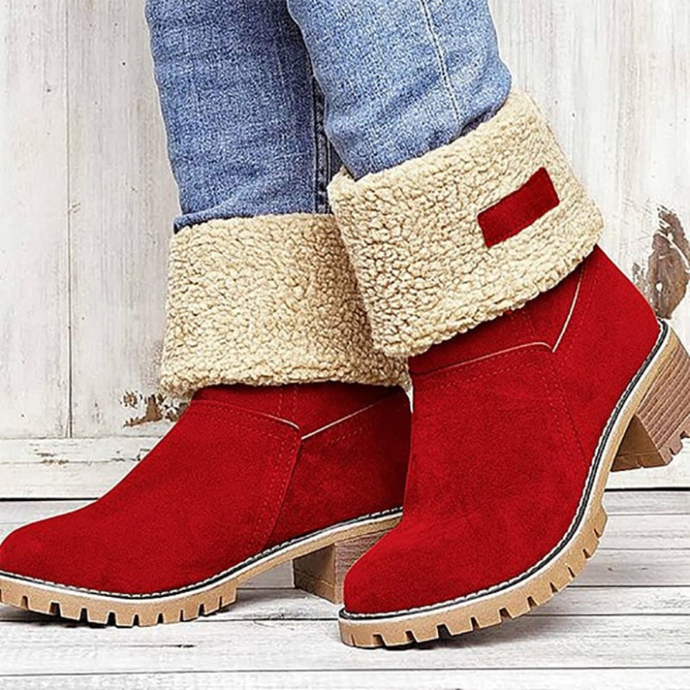 Women's Winter Boots | Chunky Heel Boots - Image 6