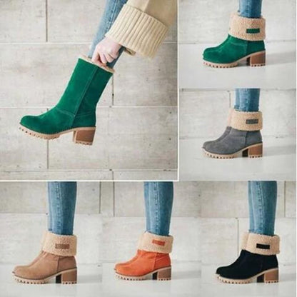 Women's Winter Boots | Chunky Heel Boots - Image 10
