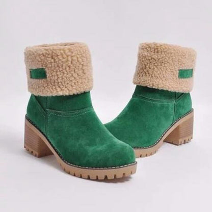 Women's Winter Boots | Chunky Heel Boots - Image 7