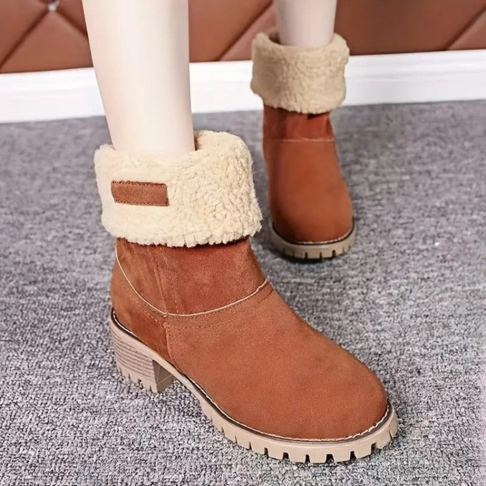Women's Winter Boots | Chunky Heel Boots - Image 9