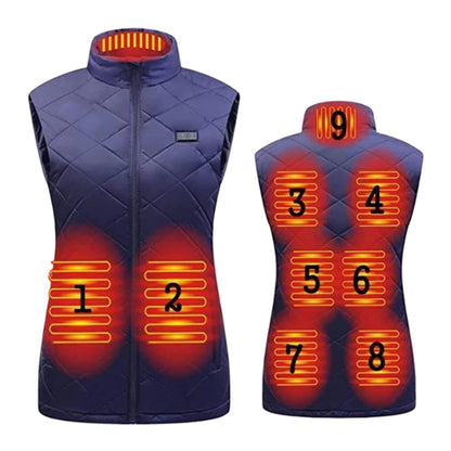 Women's Heated Vest Electric Heating Outdoor Winter