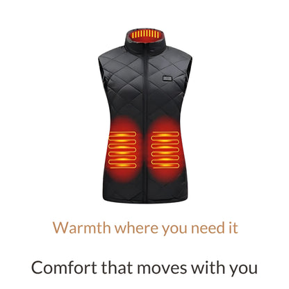 Women's Heated Vest Electric Heating Outdoor Winter