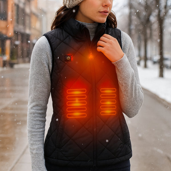 Chaleco Calefactable Mujer Eléctrico Invierno Exterior