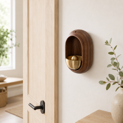 Wooden Doorbell Home Easy Install Design Decorative