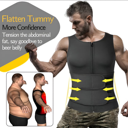 Workout Vest Neoprene Adjustable Fitness Body Training Garment