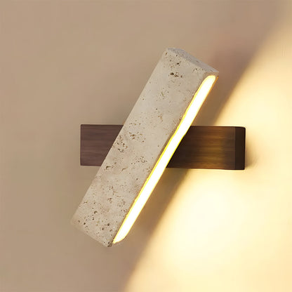 Travertin-Wandleuchte | Modernes minimalistisches Design
