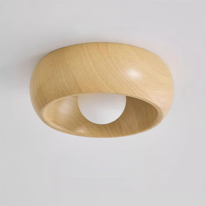 Lampada da soffitto Albanora | Lampada LED in legno moderna minimalista