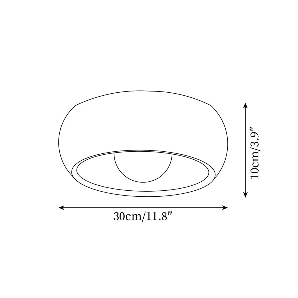 Lampada da soffitto Albanora | Lampada LED in legno moderna minimalista