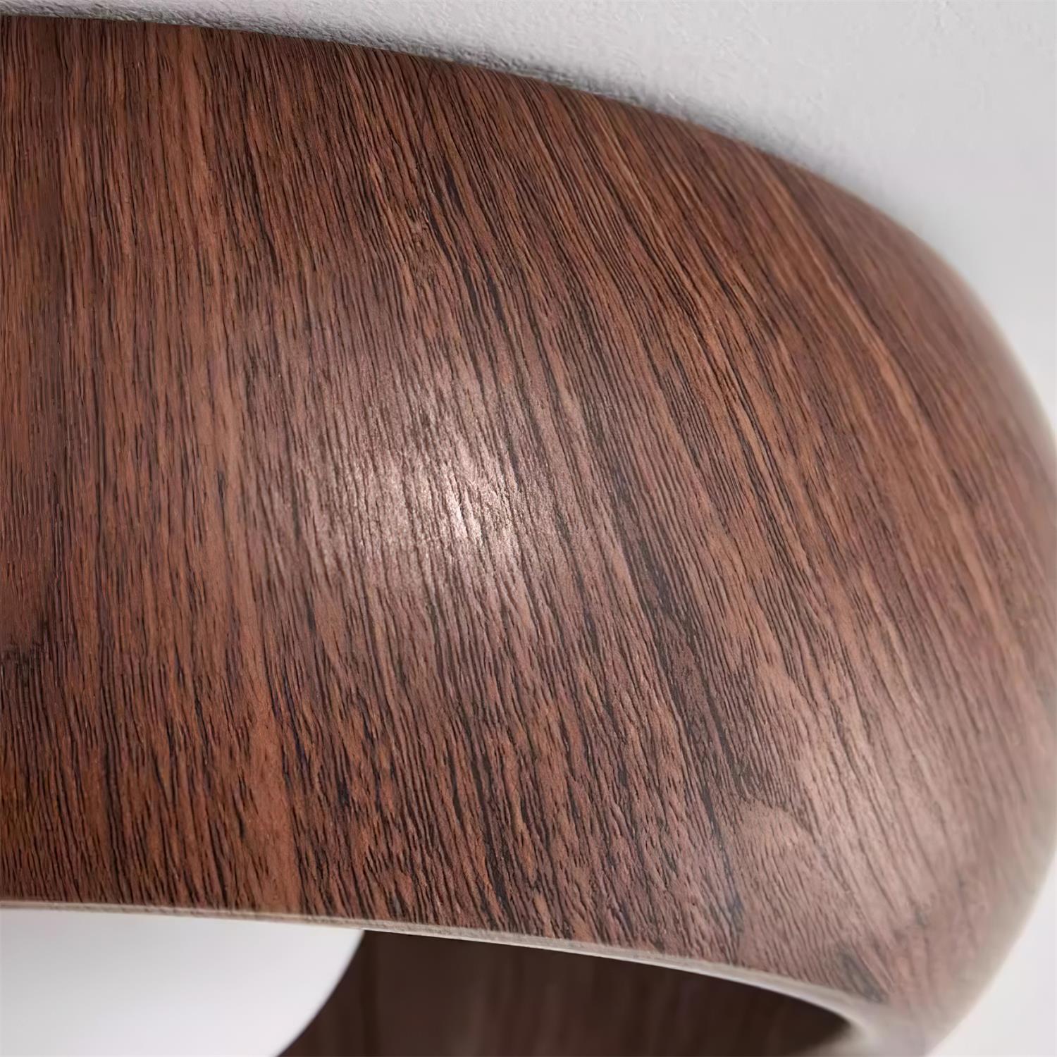 Albanora Ceiling Lamp | Minimalist Modern Wooden LED Fixture