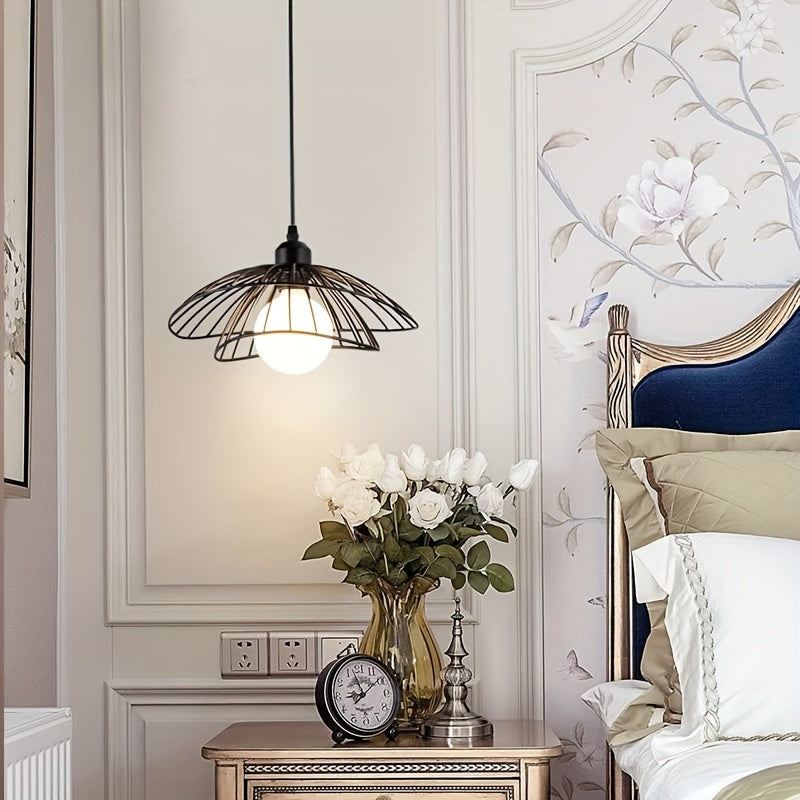 Retro sort pendel | Justerbart industrielt design