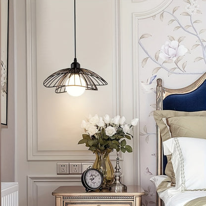 Retro sort pendel | Justerbart industrielt design