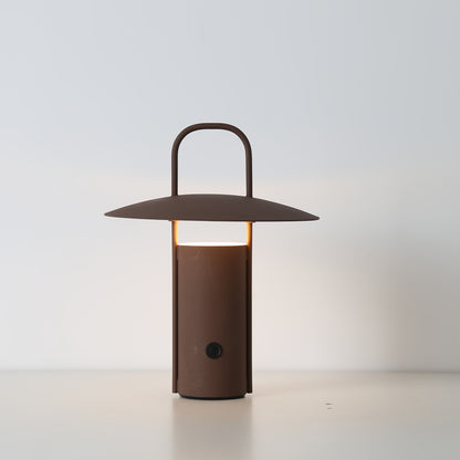 Lámpara táctil LED inalámbrica | Luz de mesa metálica recargable por USB