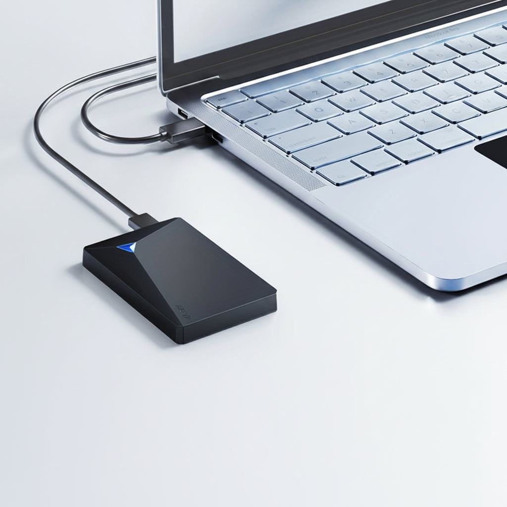 Unitate externă de stocare portabilă SSD USB subțire pentru backup