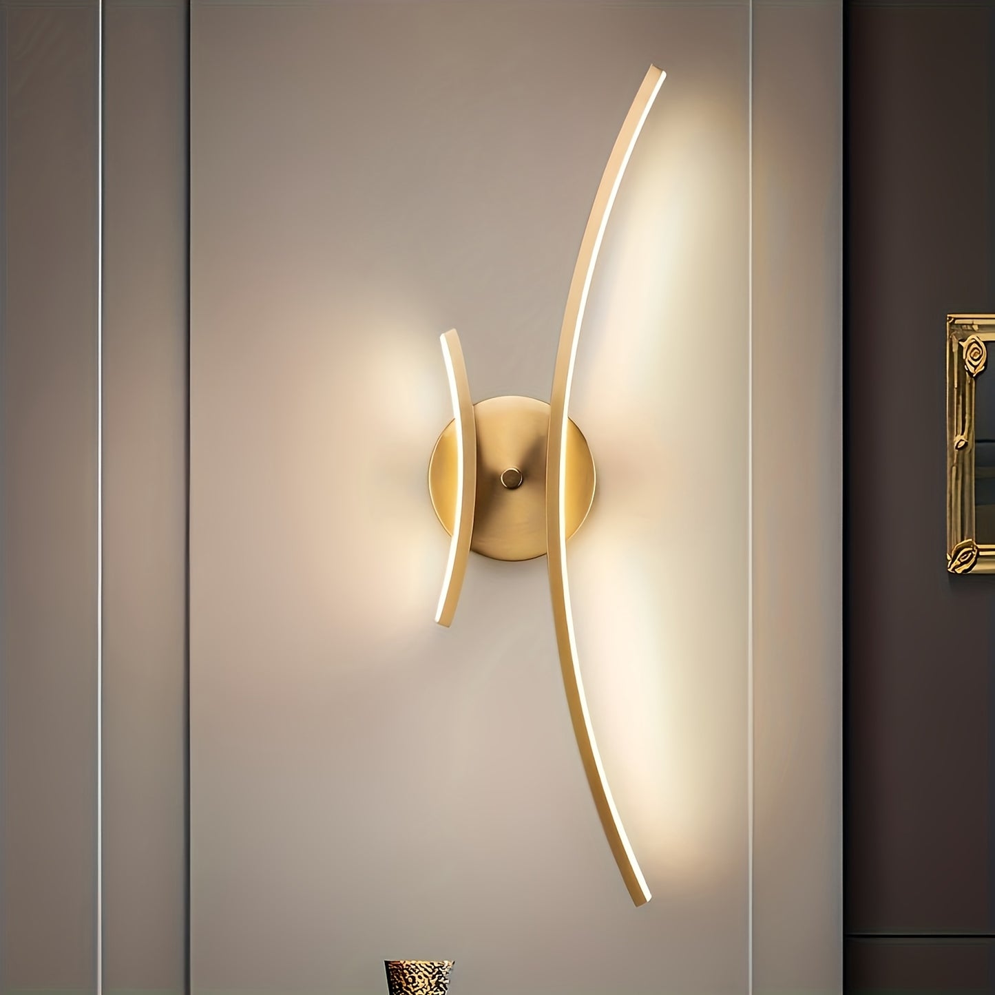 Lampada da parete LED moderna | Applique lineare per bagno, soggiorno e zona pranzo