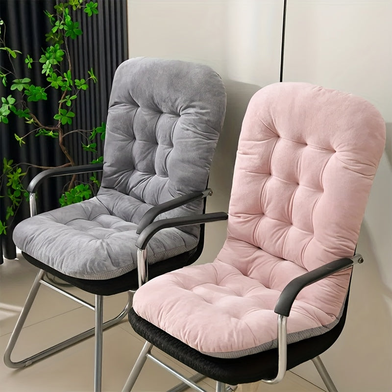 High-Back Chair Cushion | Thickened Soft Seat Pad with Back Support