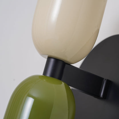 Lampă de perete colorată pentru noptieră | Lumină de perete Nordic Macaron