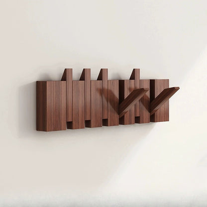 Wooden Wall Hooks | Foldable Piano Key Design Hanger Rack