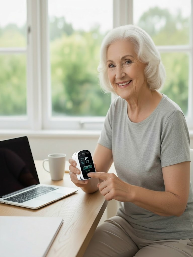 Oximeter Monitor Non Invasive Digital Screening Device