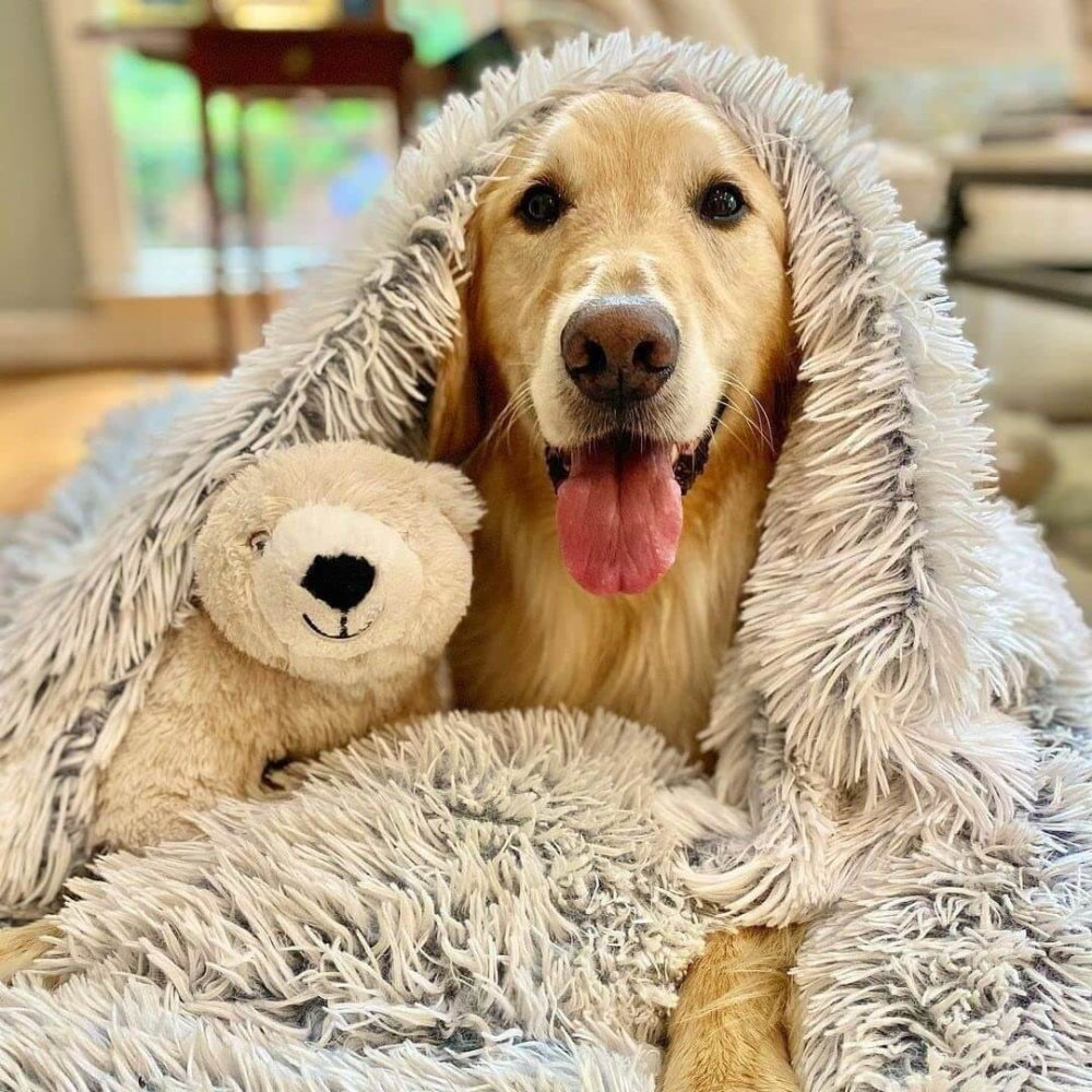 Anxiety Relieving Fluffy Soft Pet Blanket Cozy Design - Image 1