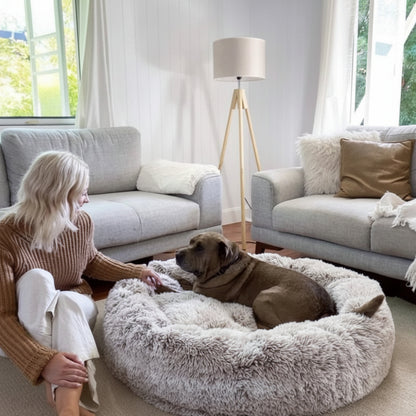Anxiety Relieving Plush Dog Bed Calming Comfort - Image 3