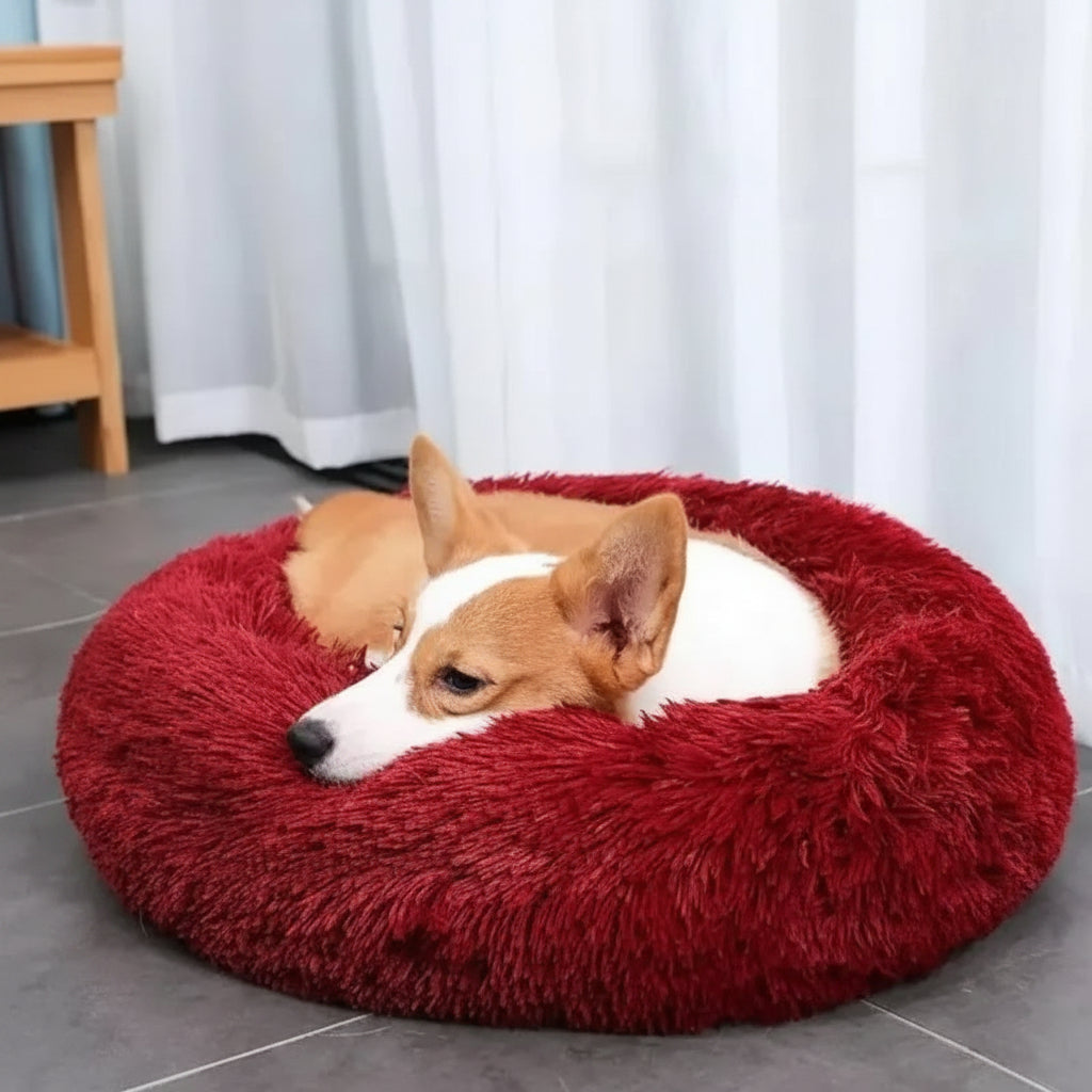 Anxiety Relieving Plush Dog Bed Calming Comfort - Image 6