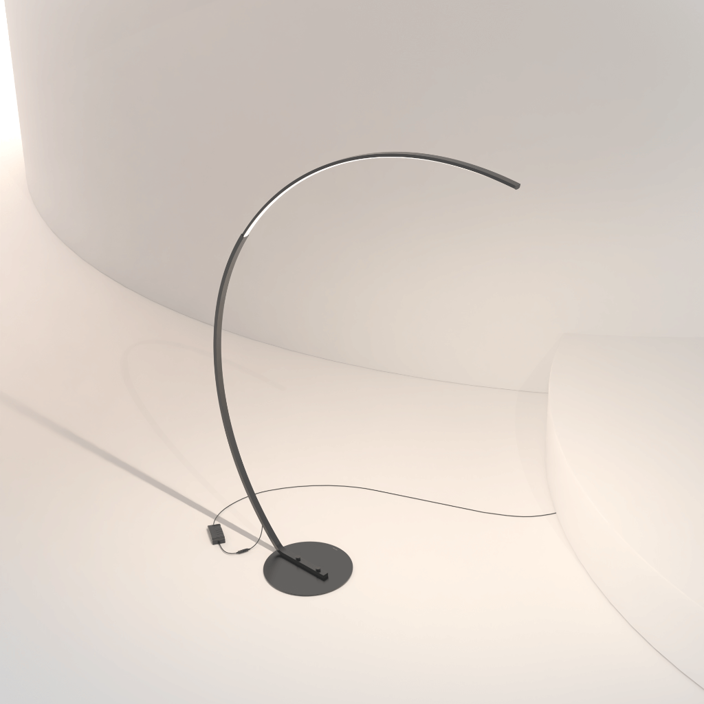 Arc Floor Lamp Modern LED Adjustable Reading Light - Image 9