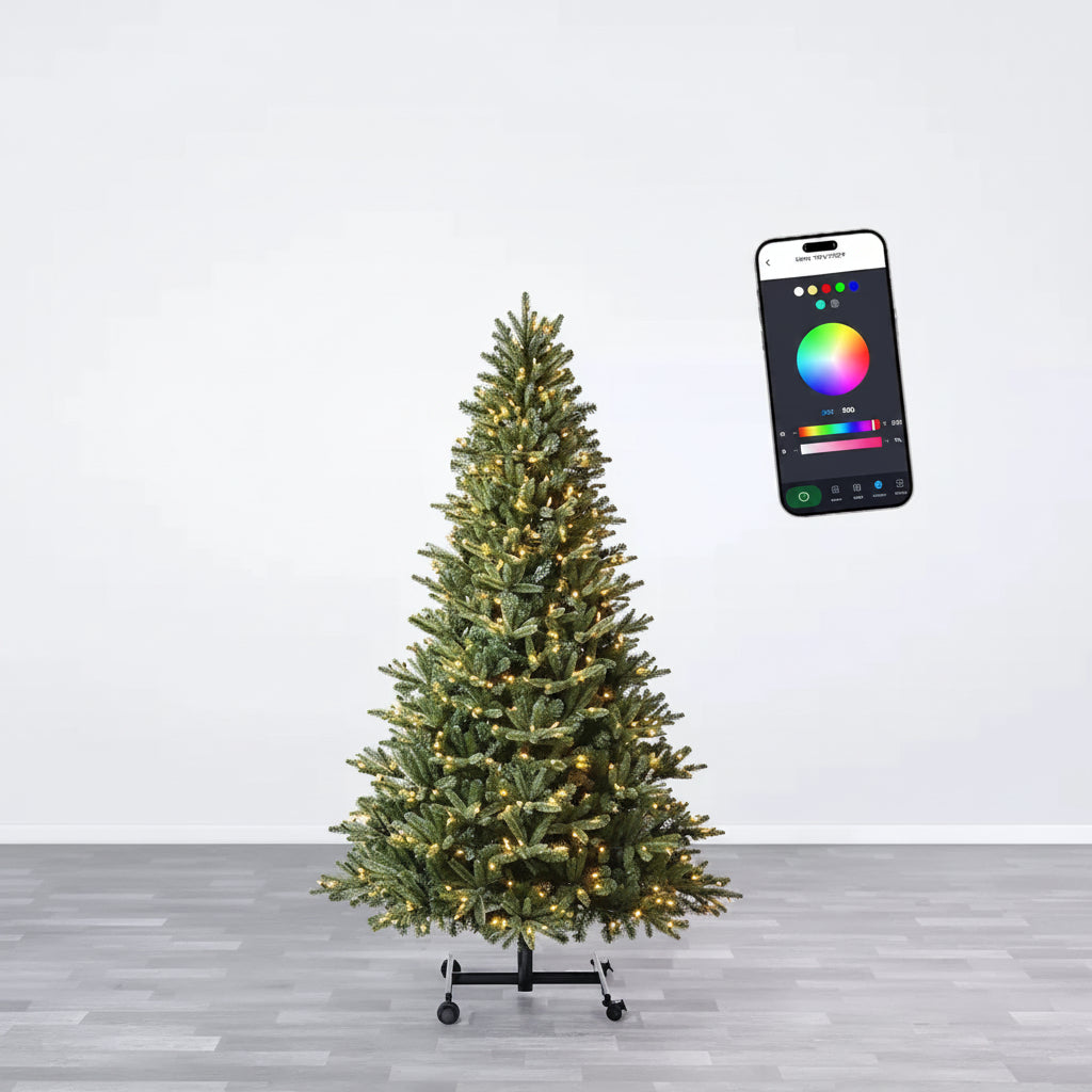 Artificial Christmas Tree Lights Full Predecorated - Image 2