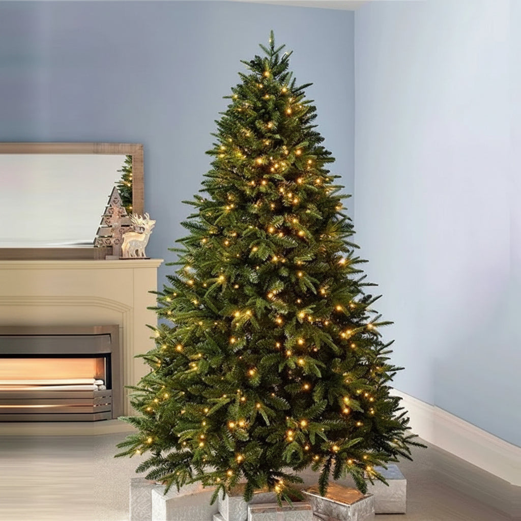 Artificial Christmas Tree Lights Full Predecorated - Image 3