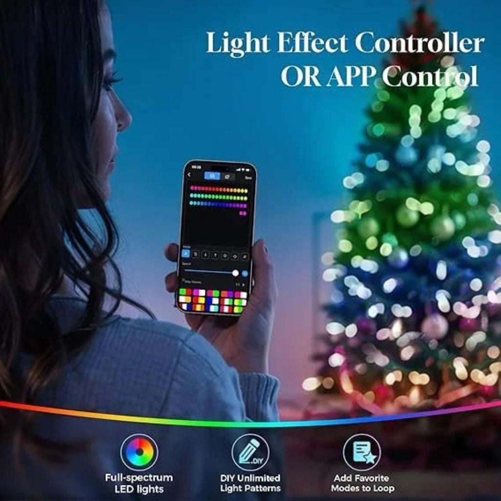 Artificial Christmas Tree Lights Full Predecorated - Image 5