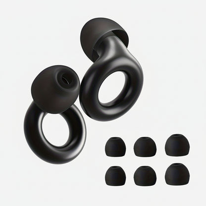 Ear Plugs Reusable Silicone Noise Cancelling Sleep Earbuds