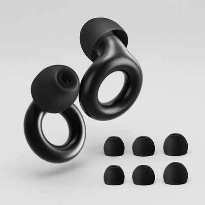 Ear Plugs Reusable Silicone Noise Cancelling Sleep Earbuds