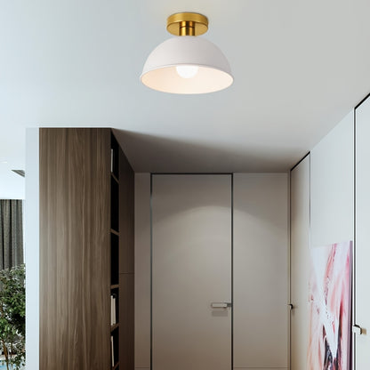 Lampada da soffitto moderna semi-incassata | Finitura in metallo opaco