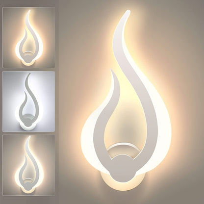 Lumină de perete LED Modern Flame | Aplica 10W Alb Cald